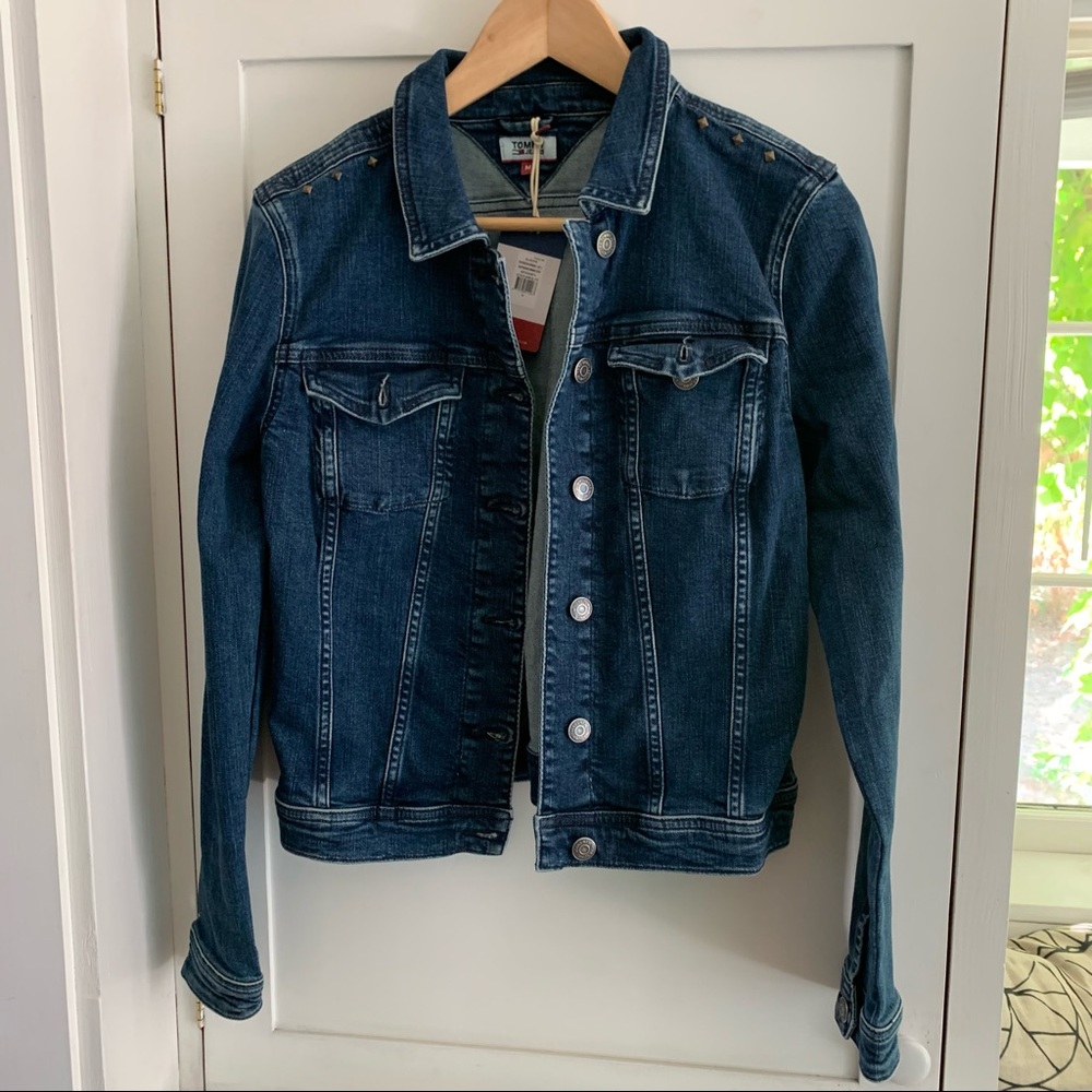 Tommy Hilfiger Jean Jacket with Studs/Embroidery